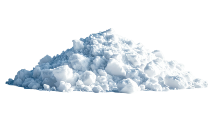 White powder pile on black background, uneven texture