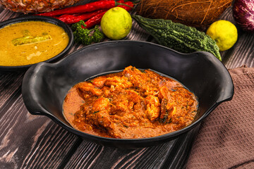 Indian cuisine - Prawns malabar masala