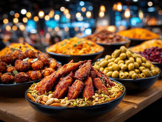 Obraz premium vibrant Italy food market