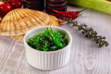 Japanese Chuka Wakame with sesame seeds