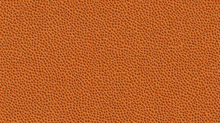 Orange leather texture with small pebbled grain pattern, seamless background for luxury fashion accessories and upholstery design projects.