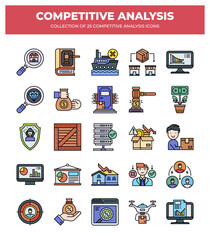Competitive Analysis Icons: A Visual Guide to Business Strategy