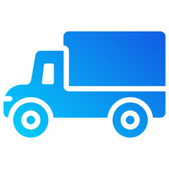 truck gradient fill icon