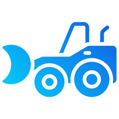 exavator gradient fill icon