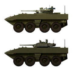 Collection of Armored Fighting Vehicles concepts (top: K-17 Berezhok, bottom: K-17 Bumerang 35mm). Individual images, in full size, can be found in the portfolio or by name in the site search