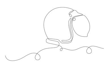 helmet continuous line
