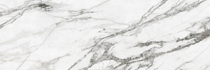 White marble texture. Natural panomarmic background. Ceramic tile surface.