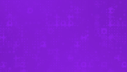 Obraz premium Purple color hi-tech futuristic circular particles abstract pattern technology loop able background