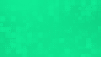 Turquoise color hi-tech futuristic square particles abstract pattern technology loop able background