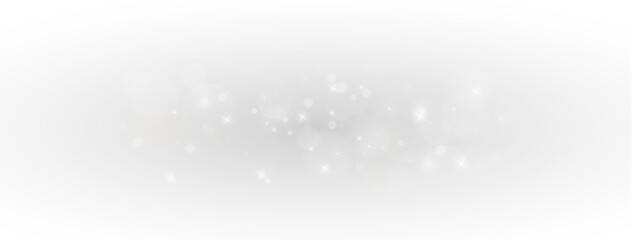 Shiny christmas glitter png. Glowing sparkle and magic light particles on transparent texture. Festive design for holiday celebration, card background, or fantasy flare.