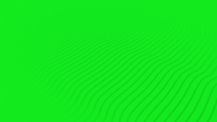 Green color wavy pattern parallel lines or stripes moving slowly abstract pattern geometrical minimal background