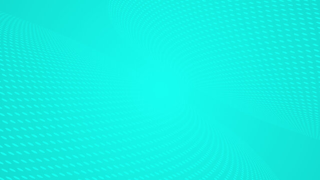 Cyan color simple circular dots futuristic seamless halftone loop able background for business purpose