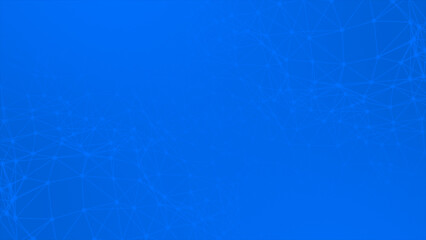 Royal blue color abstract modern design low poly pattern geometrical seamless loop able background for presentation