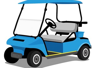 Modern Blue Electric Rickshaw Vehicle &ndash; Eco Urban Transport Concept