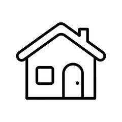 Home vector icon on white background