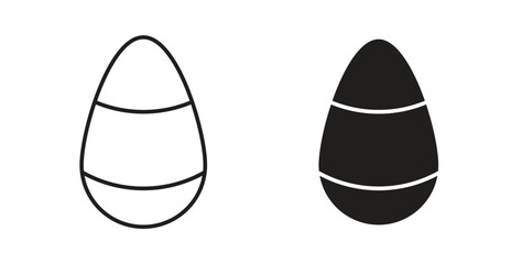 Candy Corn icon with glyph and line. black vector icons for Web UI