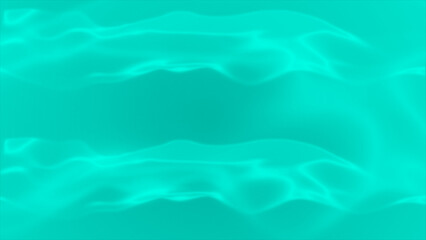 Obraz premium Cyan color abstract design wavy pattern liquid shapes geometrical loop able background