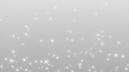 White and Black color glowing stars slowly moving upwards simple and elegant background