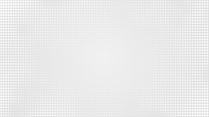 White color circular dots design simple and elegant half tone pattern loop able background