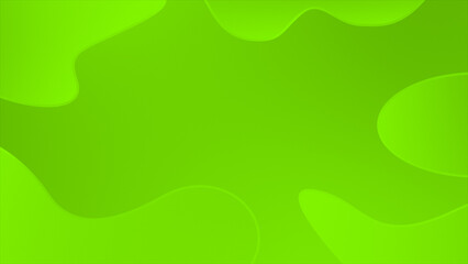 Lime green color abstract design wavy pattern liquid shapes geometrical loop able background