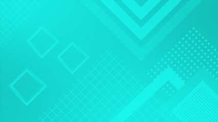 Cyan color complex and elegant multiple square design loop able geometrical background