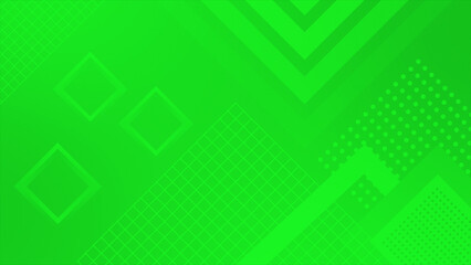 Green color complex and elegant multiple square design loop able geometrical background