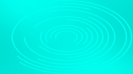Cyan color rotating circular pattern modern design loop able geometrical background