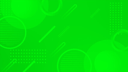 Green color complex and elegant multiple circle design loop able geometrical background