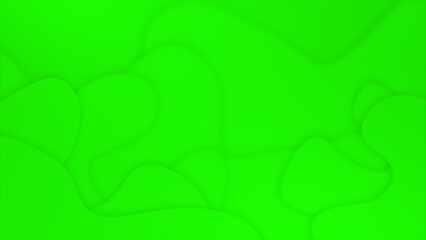 Green particles flowing Fluid waves background. Abstract Liquid Pattern loop able background