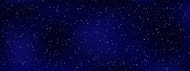 Deep navy blue night sky vector illustration