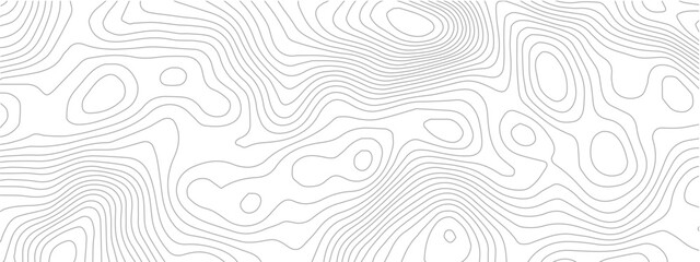 Abstract topographic map background contour map geographic grid vector illustration for cartography and terrain elevation