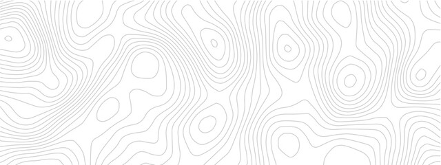 Abstract topographic map background seamless contour pattern vector illustration for geographic design
