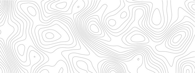 Topographic map background seamless contour lines pattern vector illustration for geography and cartography themes