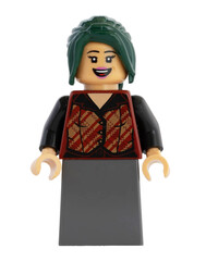 Obraz premium Dortmund - Deutschland 4. November 2025 - Lego Figur Makino lacht der Serie One Piece - Studio Aufnahme