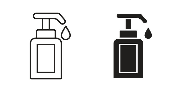 Body Soap icon concept set. Simple icon collection