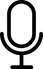 Microphone Icons set. Microphone sign, Mic, communications, radio, Podcast, microphone icon. Karaoke mic web and mobile app icons - illustration symbol isolated on background.