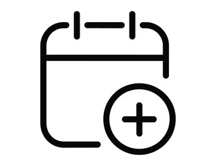 Schedule a meeting with this sleek calendar icon, add events and tasks to stay organized, simplify time management and boost productivity with a minimalist design for websites and apps