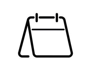 Never miss deadlines with this minimalist calendar icon, perfect for reminders and schedule planning in a sleek, modern design to keep you organized and on track every day