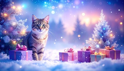 猫とクリスマス