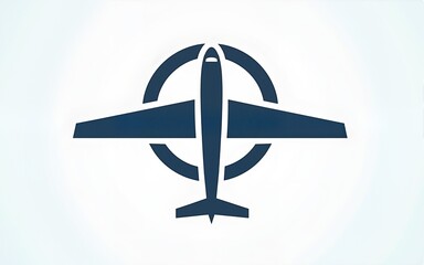 aviation airplane travel logo and business card design design template. High quality