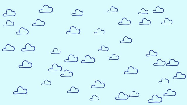 cloud sky pattern motion 4k