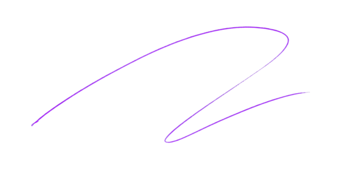 Purple Pencil Underline - Hand drawn horizontal chalk, marker or pencil lines. Design element for emphasis, text lines and decoration. Set on transparent background. - Powered by Adobe