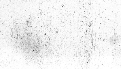 Grungy black and white texture with scattered speckles and smudges, ideal for backgrounds or overlays