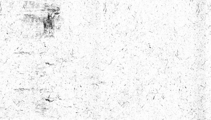 This features textured, distressed white background with black speckles and scratches, creating grunge effect. pattern is abstract and chaotic