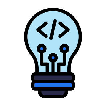 Coding Icon Isolated on Transparent Background. Programming and Software Development Vector Illustration for Web, App, and Technology Design