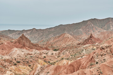 Skazka, Fairy Tale, Canyon near Issyk-Kul Lake, Kyrgyzstan