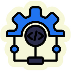 Programming Icon Isolated on Transparent Background. Programming and Software Development Vector Illustration for Web, App, and Technology Design