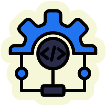 Programming Icon Isolated on Transparent Background. Programming and Software Development Vector Illustration for Web, App, and Technology Design