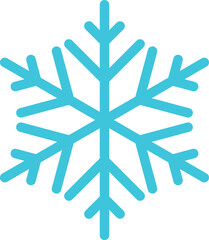 Snowflake snow freeze winter thin line outline icon. Snowflakes thin line icon set. Snowflake Simple illustration
