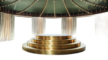 Weight stack with tiered brass plates